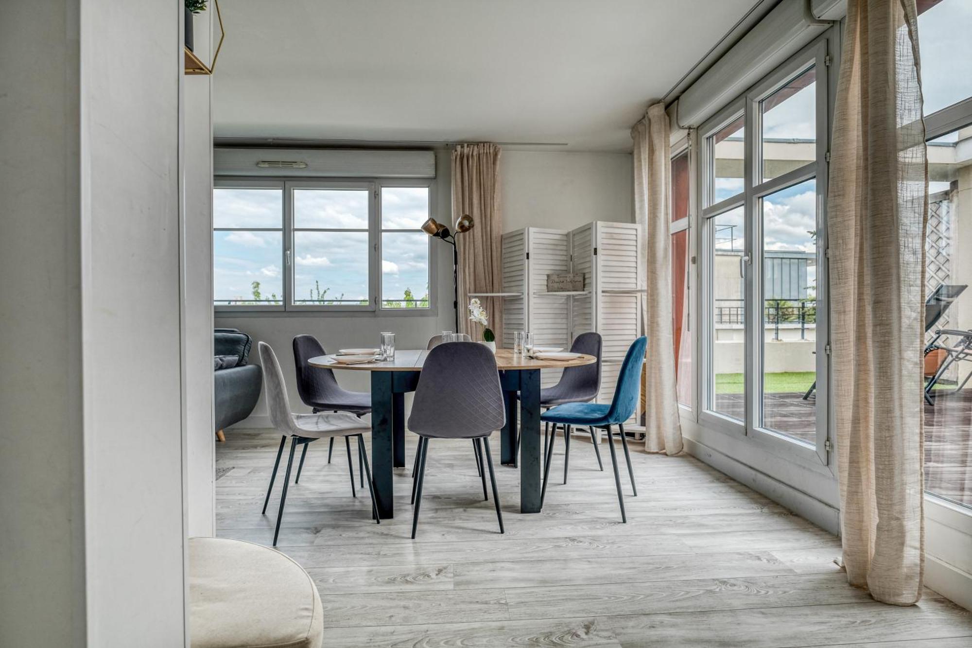 Appartement Family Terrasse 6-7Pers Proche Disney Et Gare Montevrain Luaran gambar