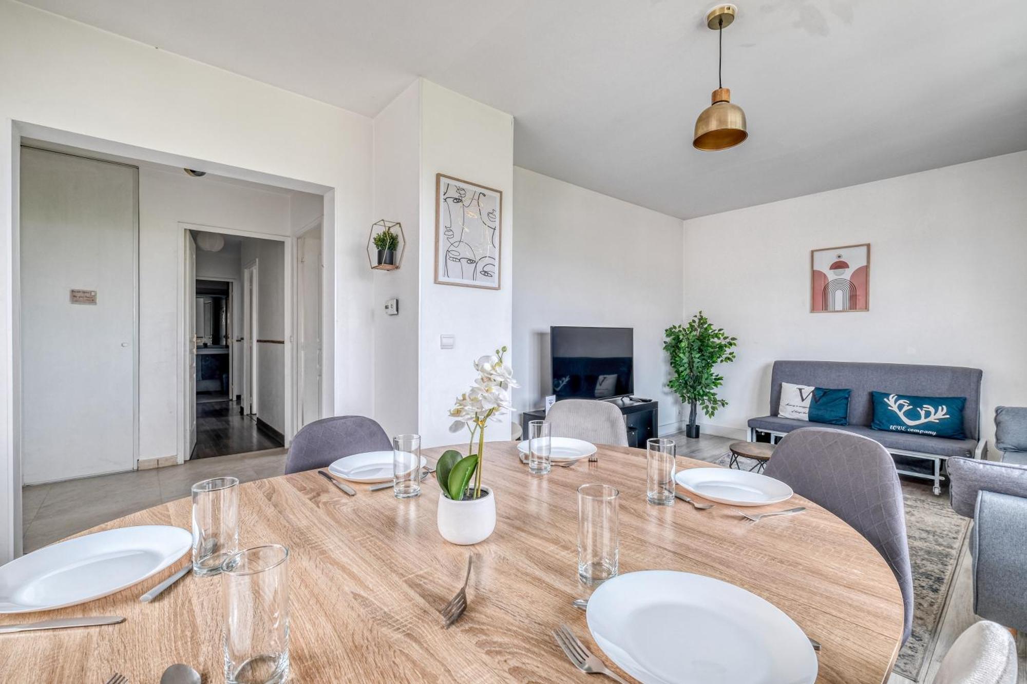 Appartement Family Terrasse 6-7Pers Proche Disney Et Gare Montevrain Luaran gambar