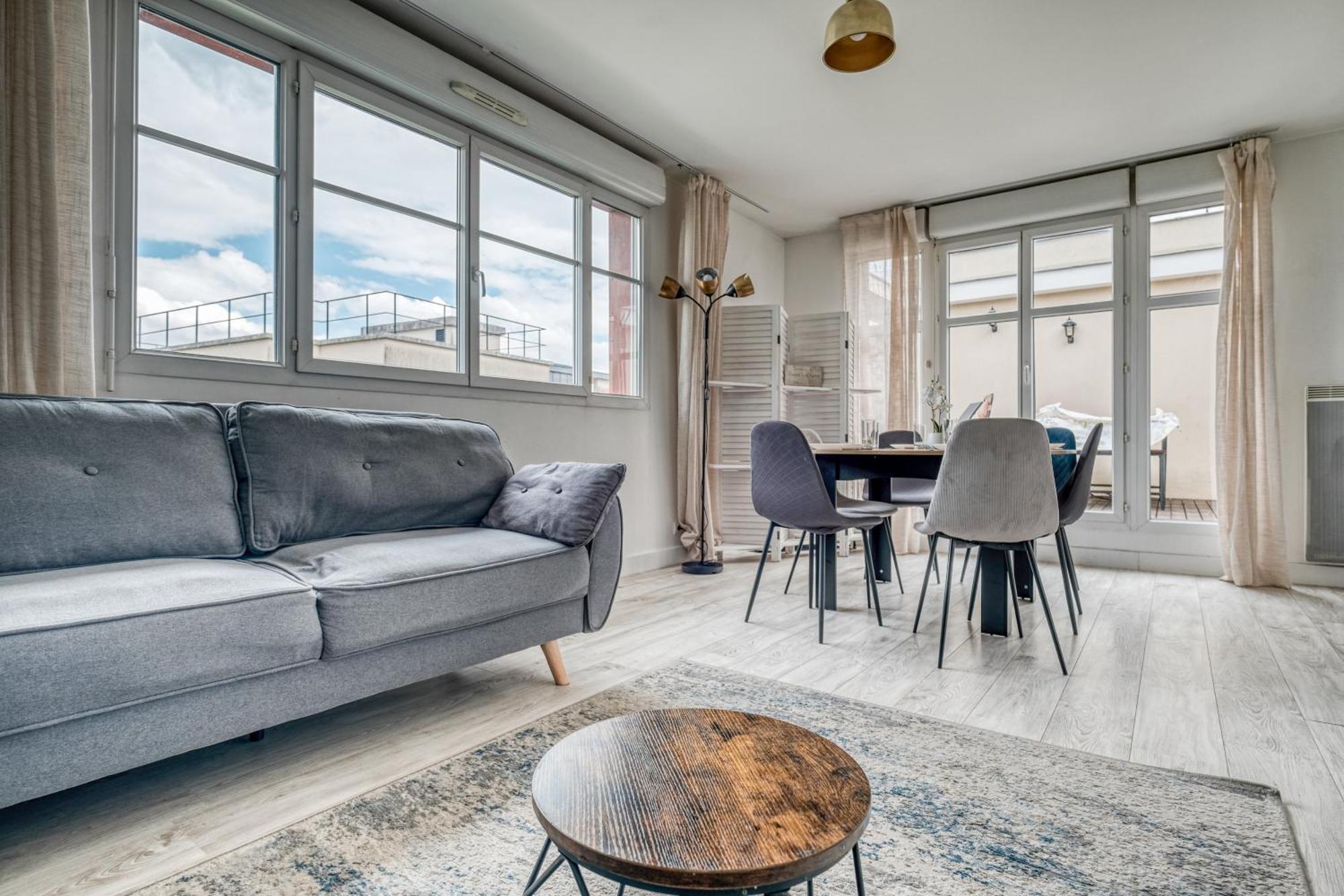 Appartement Family Terrasse 6-7Pers Proche Disney Et Gare Montevrain Luaran gambar